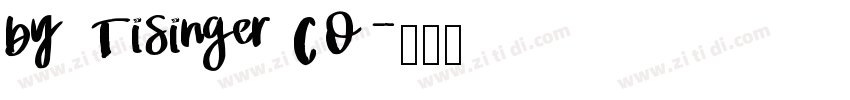 by Tisinger CO字体转换